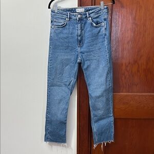 Zara Light Blue Denim Skinny Jeans